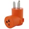 Ac Works Plug Adapter, 6-20R, 6-30P, 6-20P, 6-30P, 0 ft., Orange AD630620 - alternate 1
